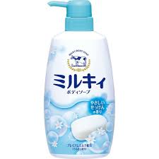 картинка Cow Brand Milky body soap Жидкое мыло для тела цветочное от магазина